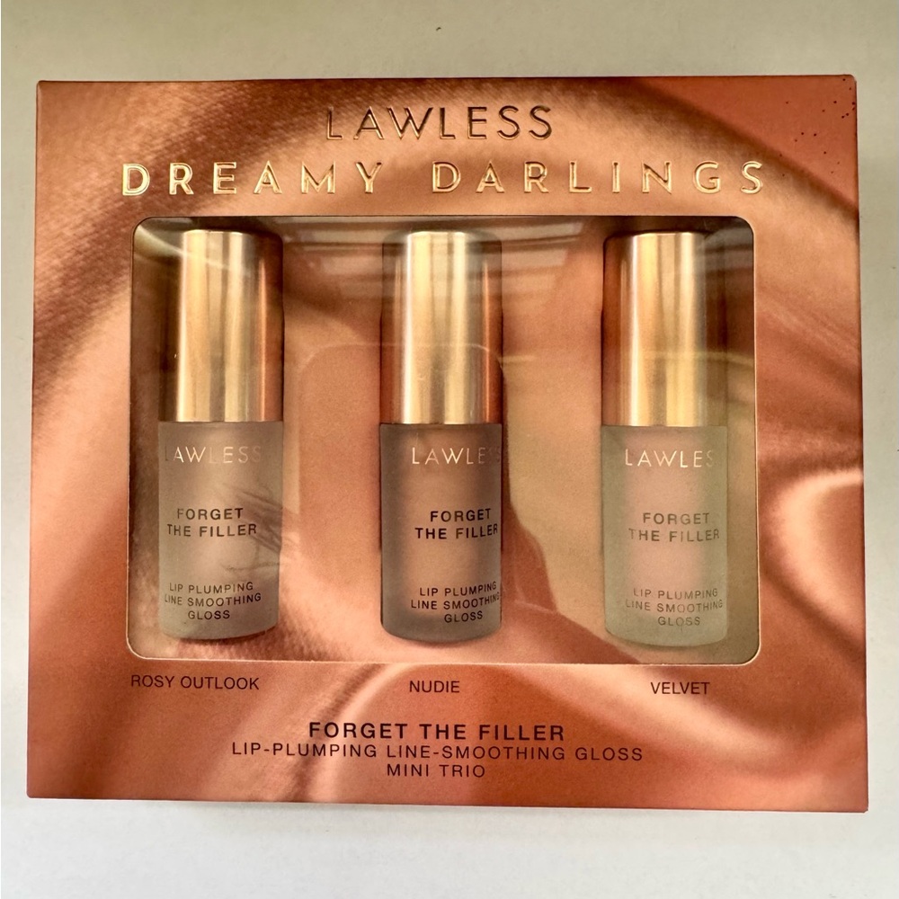 LAWLESS Forget The Filler Lip Gloss Trio - Dreamy Darlings - Picture 3 of 5